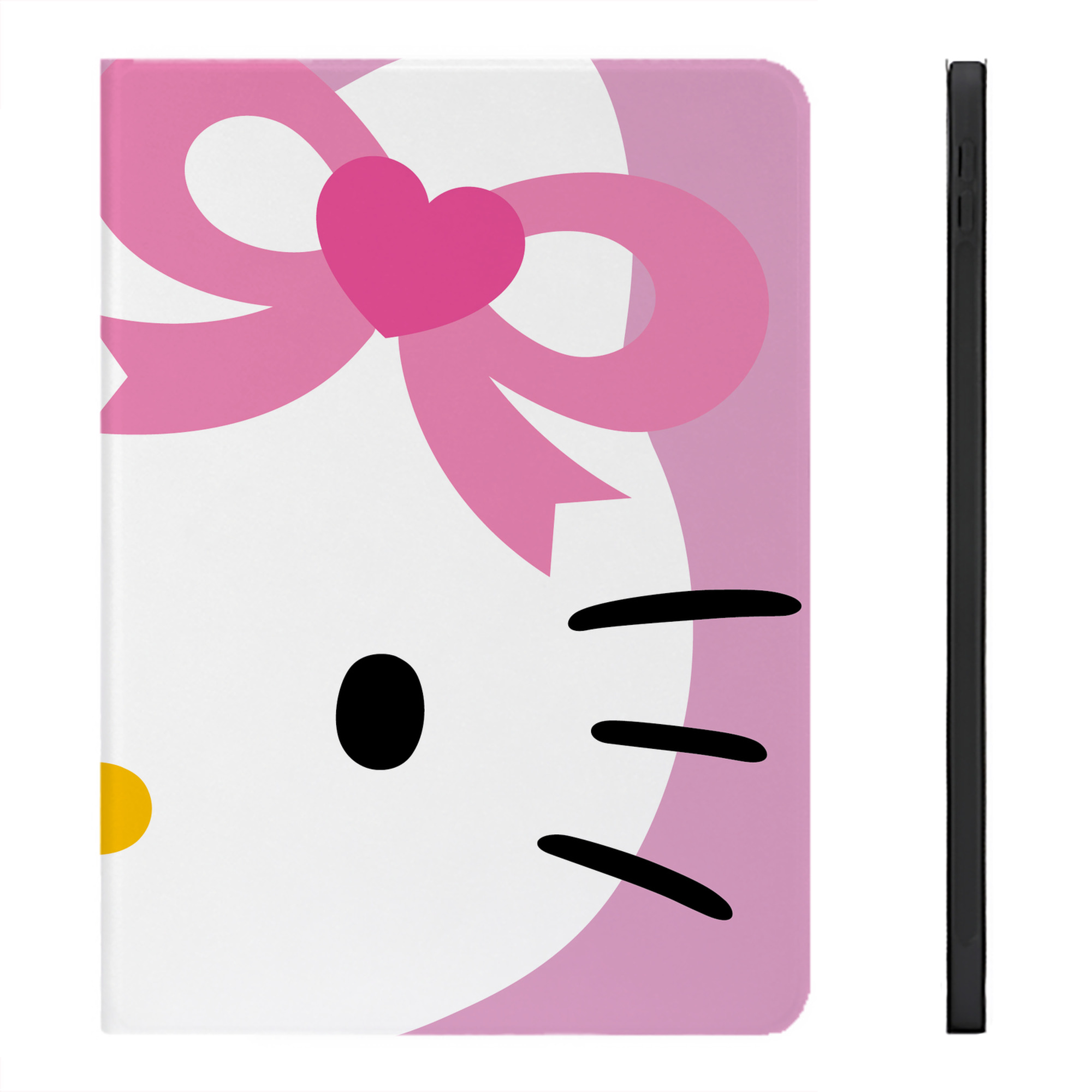 （画像用） Hello Kitty ハローキティ IPadケース ペンホルダー付き ブックスタイルデザイン